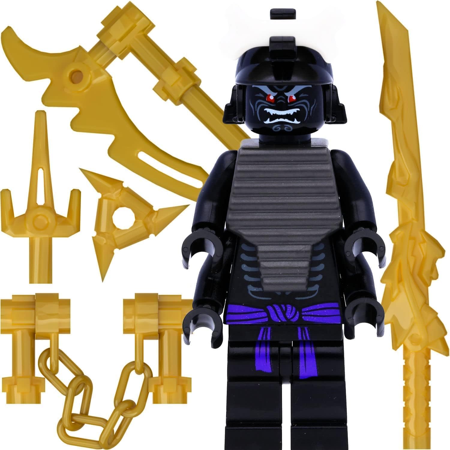 Amazon.com: LEGO Ninjago Lord Garmadon 4 Arms and Gold